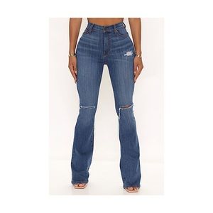 Fashion Nova Luxurious Flare Jeans
